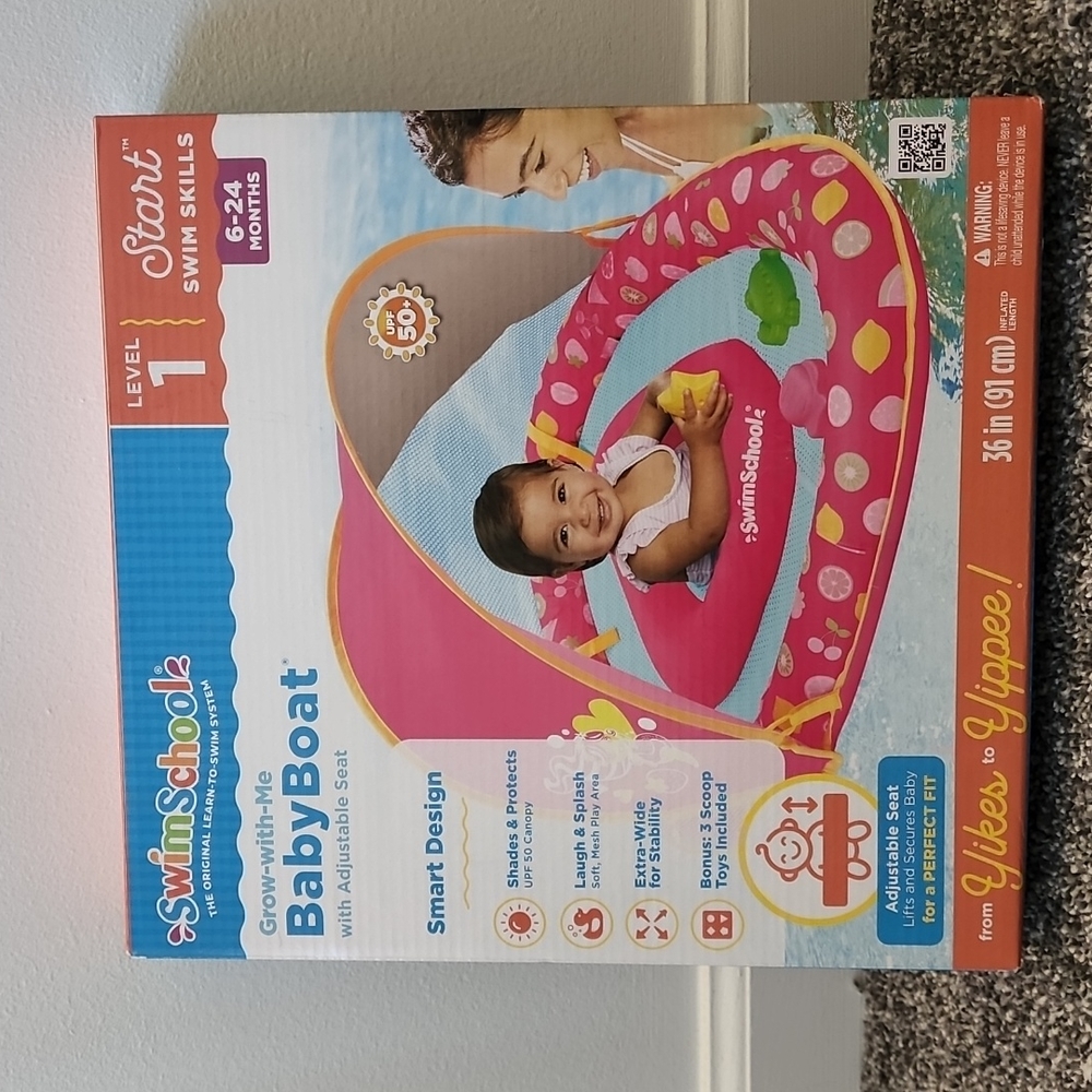 New Swim School Baby Boat - UPF 50